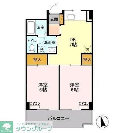 メゾンラフォーレの物件間取画像